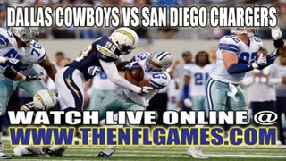 Watch Dallas Cowboys vs San Diego Chargers Live Streaming Game Online