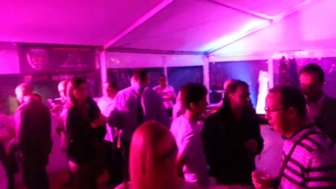 Eclairage architectural soirée VIP pour le match pauc-saint raphael