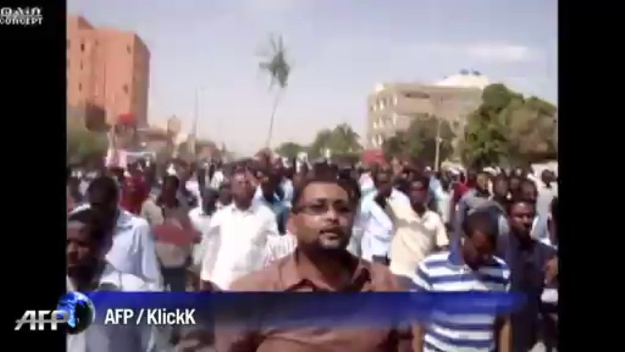 Soudan: des milliers de manifestants contre le président Béchir