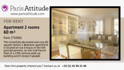 1 Bedroom Apartment for rent - Jardin du Luxembourg, Paris - Ref. 3185