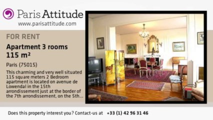 2 Bedroom Apartment for rent - Ecole Militaire/Unesco, Paris - Ref. 3154