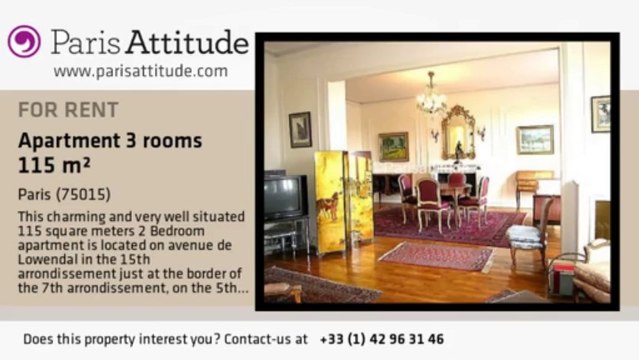 2 Bedroom Apartment for rent - Ecole Militaire/Unesco, Paris - Ref. 3154