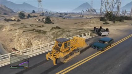 Como encontrar 2 vehiculos secretos en GTA V el : HVY DUMP y  HVY DOZER