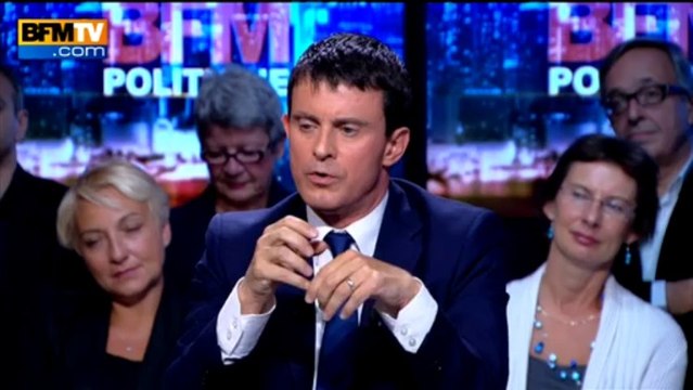 BFM Politique: l'After RMC, Manuel Valls répond aux questions de Véronique Jacquier - 29/09