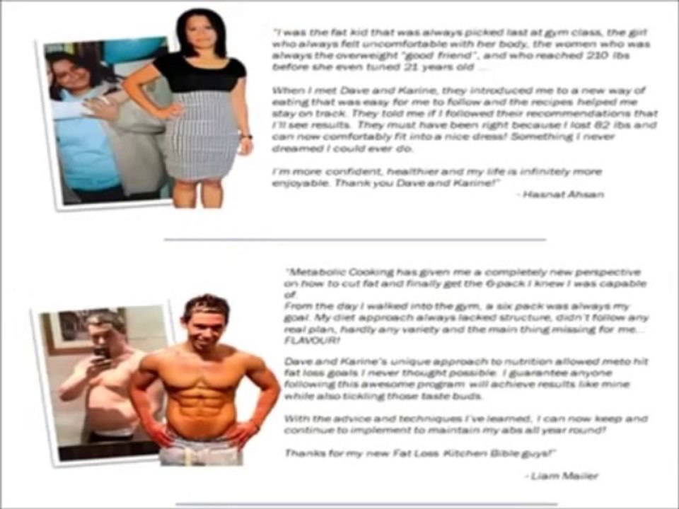 Metabolic Cooking -- Fat Loss Cookbook AMAZING RESULTS