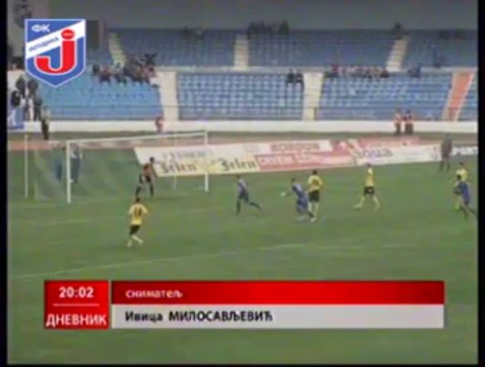FC JAGODINA - FC NOVI PAZAR  1-0