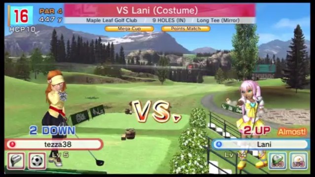 PS3 - Everybody's Golf - Beginner's Rank - vs Lani (Costume) - Maple Leaf Golf Club