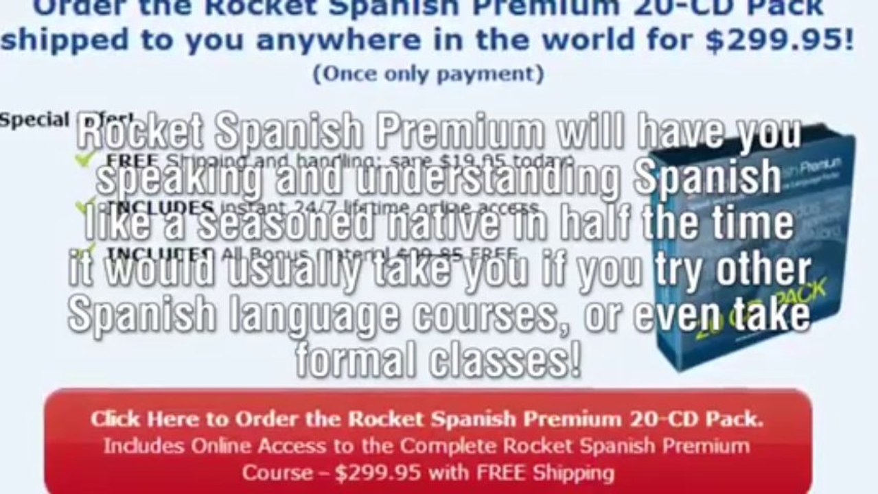 Rocket Spanish Review - Learn Spanish Online using Rocket Spanish!
