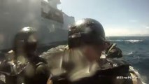Caméra embarquée - Assaut en embarcaion semi-rigide