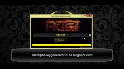 Rust Alpha Key Generator [FREE Download] October 2013 Update
