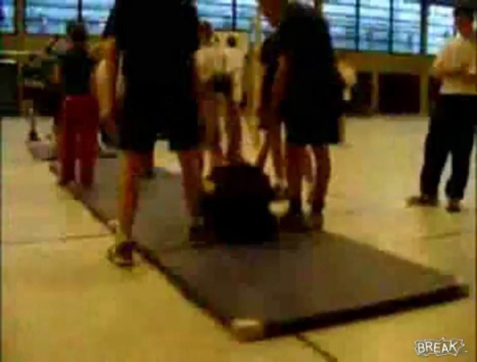 Funny Gymnastics Faceplant