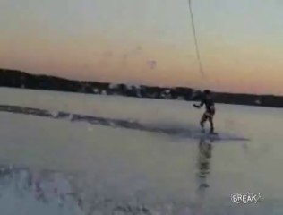 Very Dangerous Wakeboarding Stunt