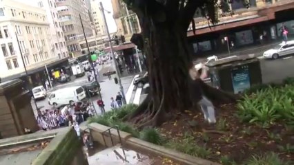 Kid Gathers Crowd To Watch Him Fail