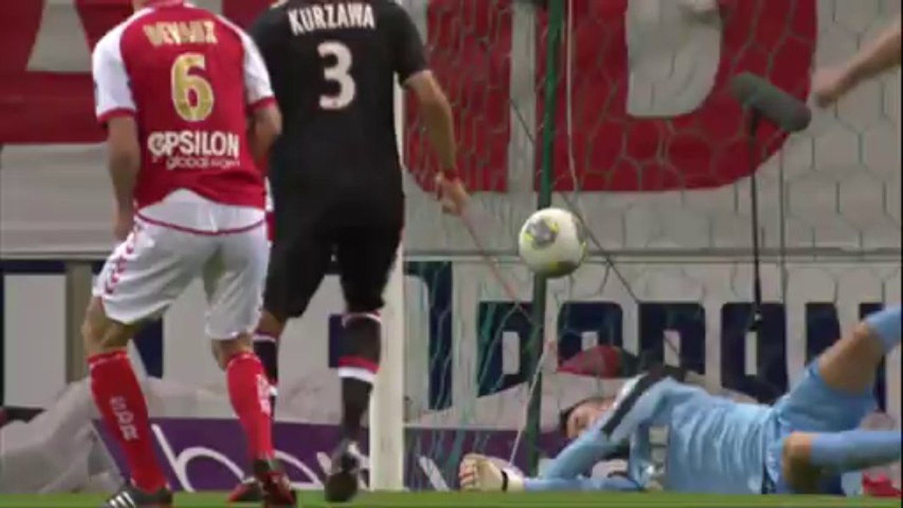 But Antoine DEVAUX (4ème) - Stade de Reims - AS Monaco FC (1-1) - 2013/2014