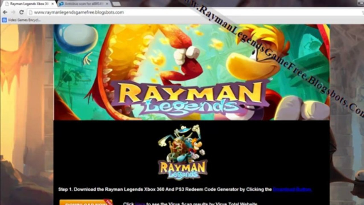 Rayman Legends Game Crack - Free Download - PS3 - Xbox 360