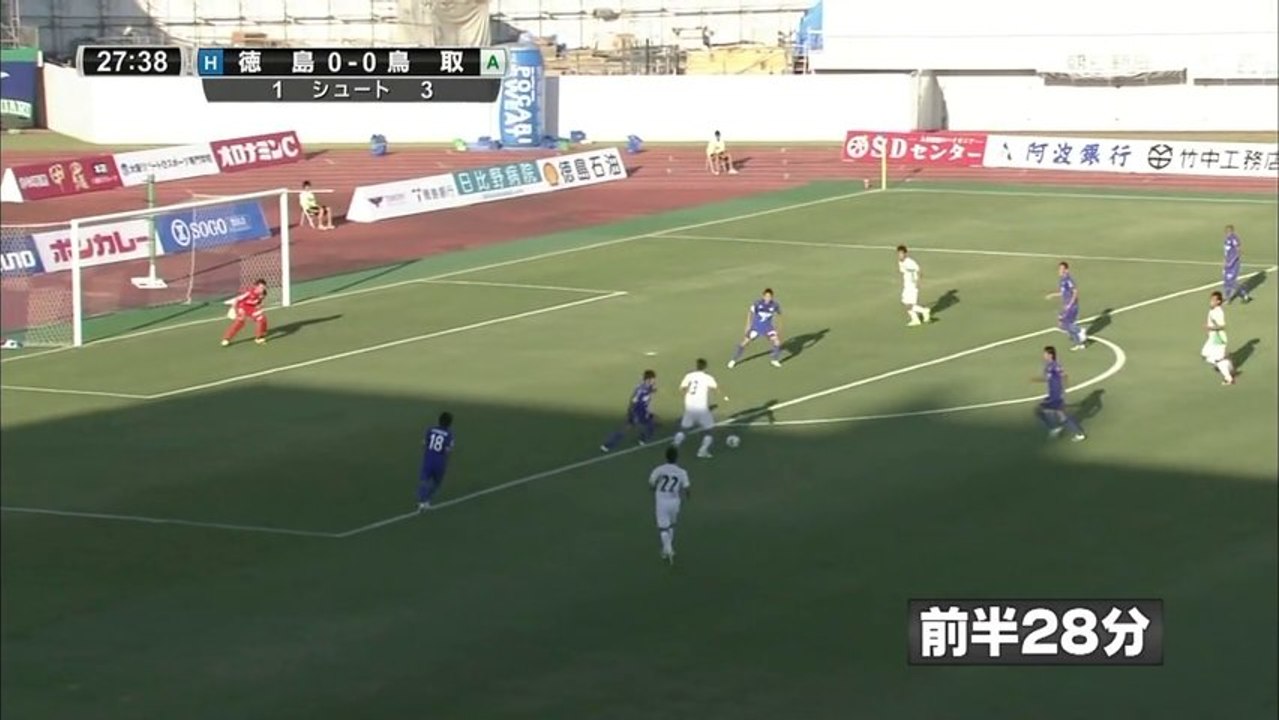 ”絶対残留”を　ガイナーレ鳥取 ４位・徳島と対戦