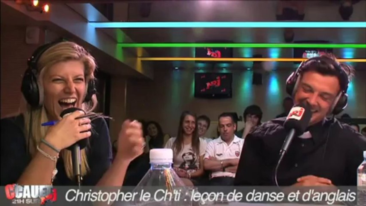 Christopher le Ch'ti - leçon de danse et d'anglais - C'Cauet sur NRJ