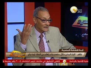 بين الأدب والسياسة - أ. بهاء طاهر في من جديد