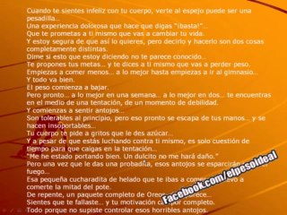 Quemando Y Gozando, 5 Tips que desapareceran esos antojos de algo dulce