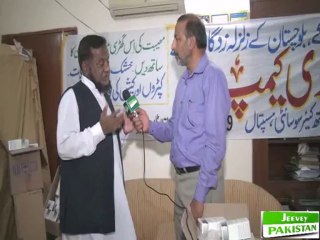 Dr. Asif Mehmood Jah motivated peoples to help victims of Balochistan earthquake, talking with Shakeel Anjum of Jeevey Pakistan.