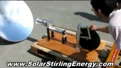 Solar Stirling Plant - Homemade Guide For Free Energy
