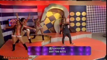 Toxi Crow y La Insuperable Presentacion en Vivo @Akielacosa15
