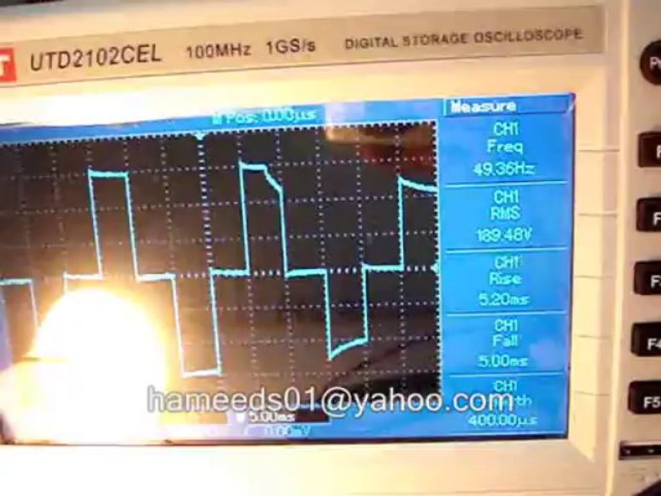Modified Sine Wave Inverter (SMPS) with PIC16F628A
