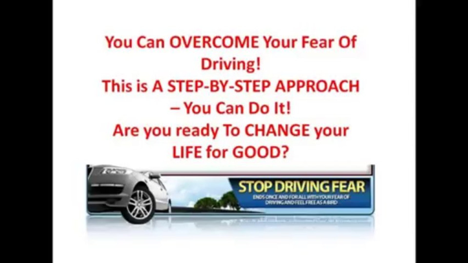 ⁣Stop Driving Fear - The Driving Fear Program That Stops Driving Phobia