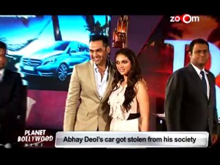 Abhay Deol's car got stolen