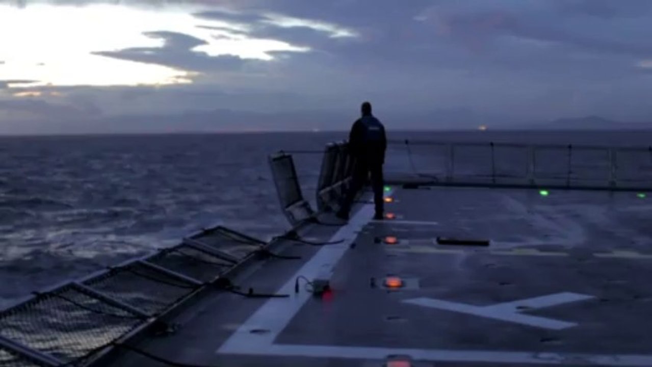 Caméra embarquée - Préparation appontage