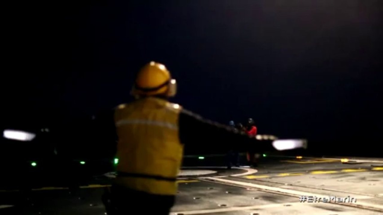 Caméra embarquée - Hélitreuillage de  nuit