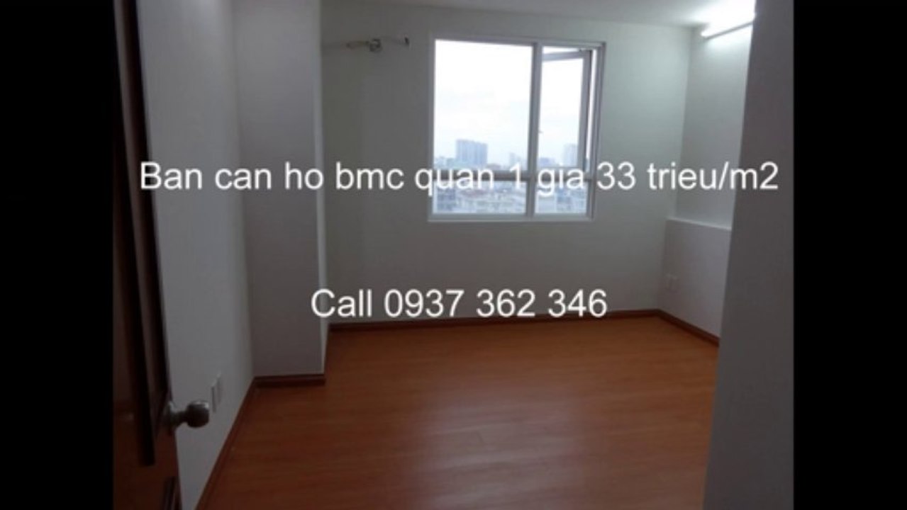 Bán căn hộ BMC quận 1 gồm 3 PN-2WC diện tích 90m2 giá chỉ 33 triệu/m2