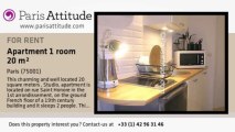 Studio Apartment for rent - Châtelet, Paris - Ref. 5965