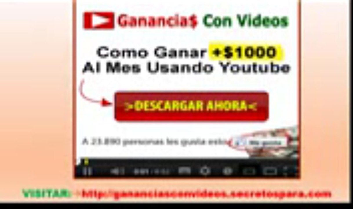 Ganancias con Videos | Gana dinero subiendo videos en youtube,daylimotion,vimeo,etc - Ganancias Con