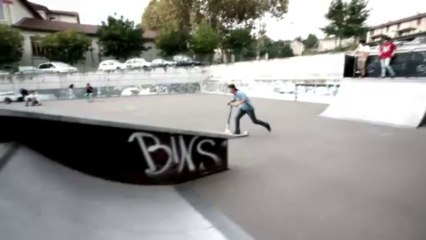 Séance Freeride Skate park Saint Cham couleur