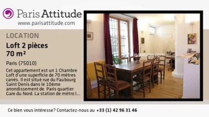 Loft 1 Chambre à louer - Gare de l'Est/Gare du Nord, Paris - Ref. 2185