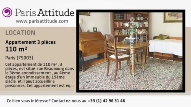 Appartement 2 Chambres à louer - Centre George Pompidou, Paris - Ref. 7616