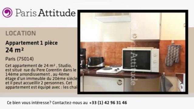 Appartement Studio à louer - Alésia, Paris - Ref. 8637