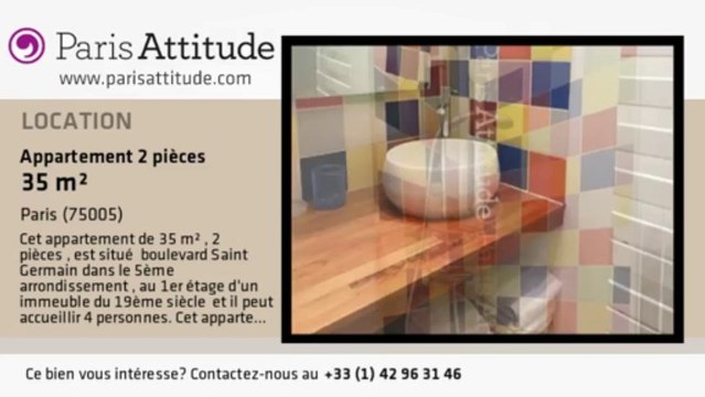 Appartement 1 Chambre à louer - Quartier Latin/St Michel, Paris - Ref. 4599