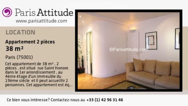 Appartement 1 Chambre à louer - Place Vendôme, Paris - Ref. 7053