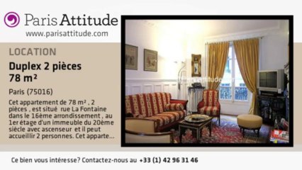 Duplex 1 Chambre à louer - Jasmin, Paris - Ref. 5446