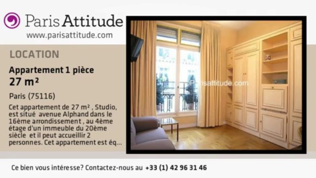 Appartement Studio à louer - Porte Maillot/Palais des Congrès, Paris - Ref. 7560