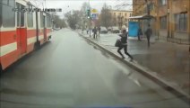 Falling, Running, Screaming... Pedestrians on the road Compilation!!