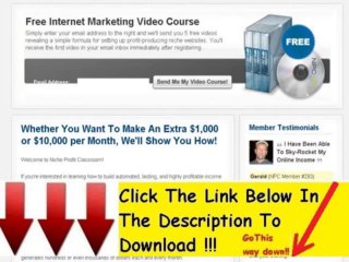 Niche Profit Classroom Download + Niche Profit Classroom Testimonials