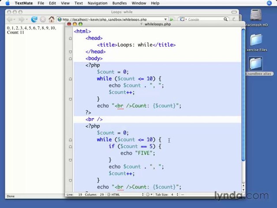 PHP Training - While Loops - Part 22 - ViDHIPPo.Com
