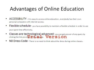 ONLINE CLASSES EDUCATION
