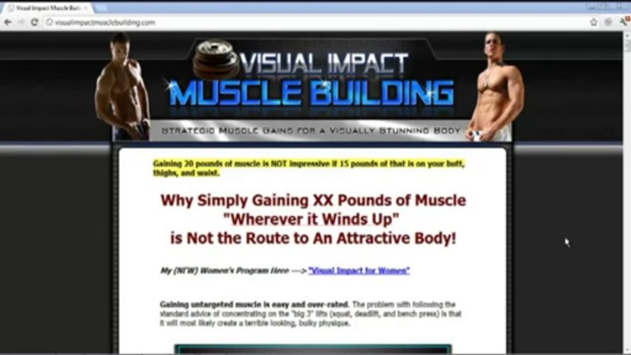 Visual Impact Muscle Building Review Yahoo