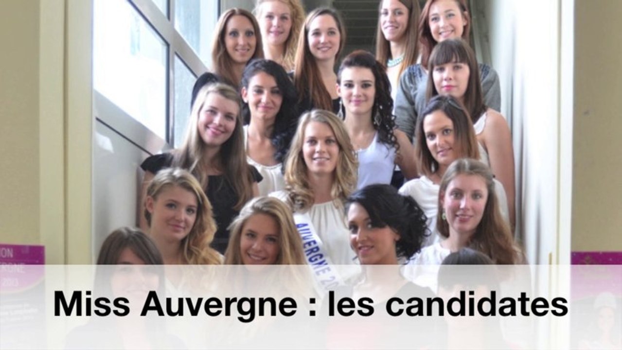 Miss Auvergne 2013 - les candidates en images