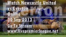 Live Newcastle Uni vs Everton Football 30 Sep 2013