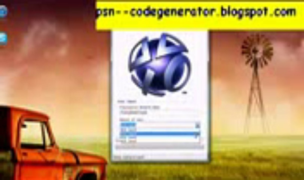 Free psn code generator september 2013 Updatad